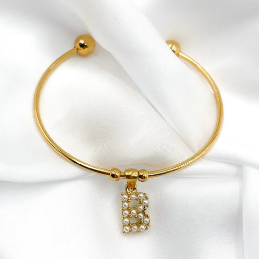 Bracelet initiale perles Maison MoLi